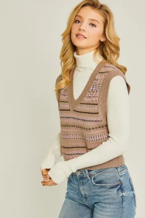 Cafe Chic Sweater Vest