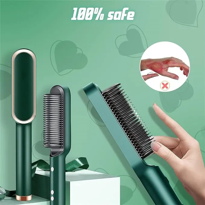 2 in 1 Multifunctional Electric Brush Hair Straightener Comb