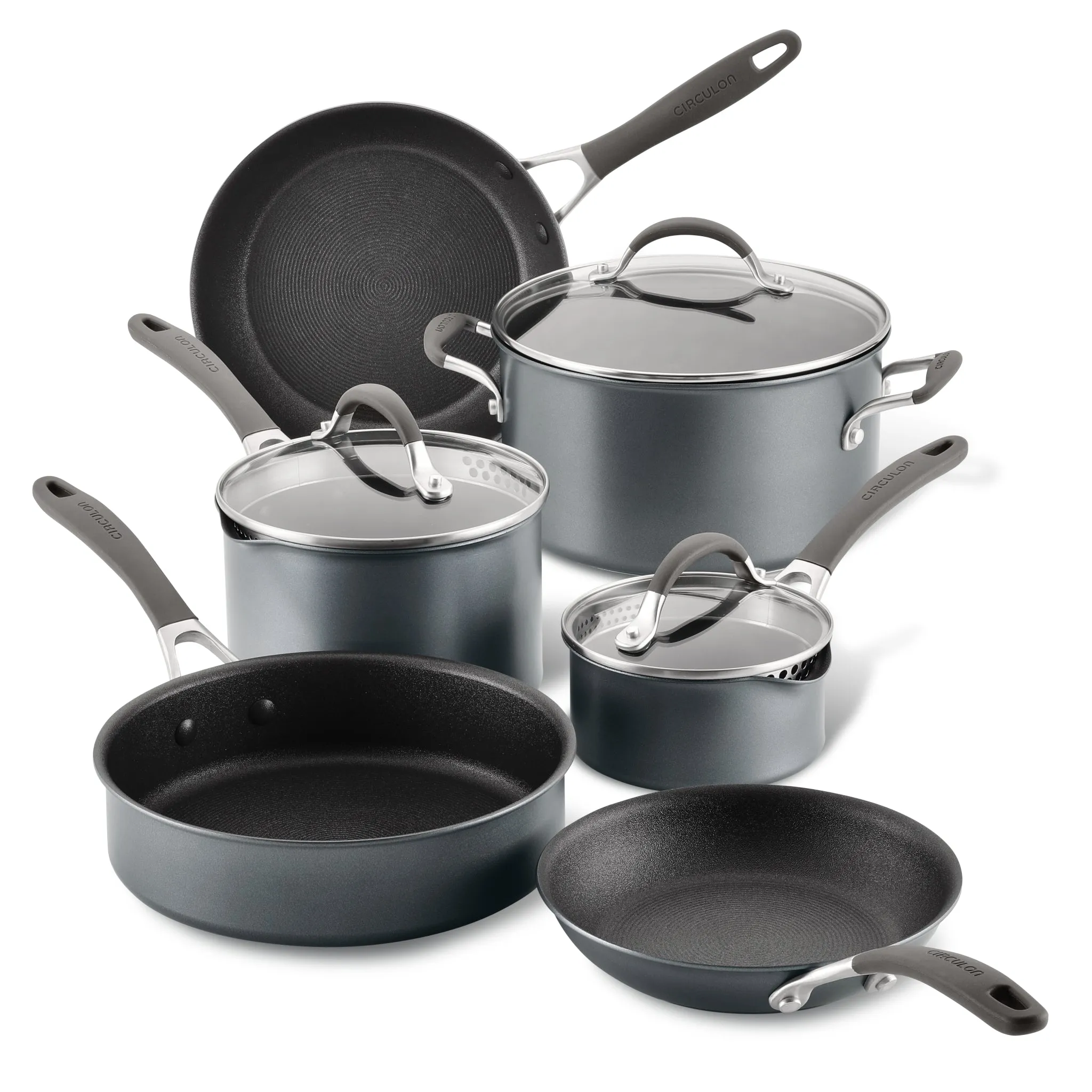 9-Piece ScratchDefense™ A1 Series Nonstick Cookware Set