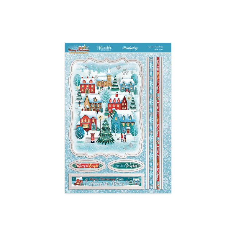 A Very Merry Christmas Deco-Large Set - Home for Christmas