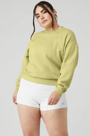 Accolade Crew Neck Pullover - Dusty Yellow