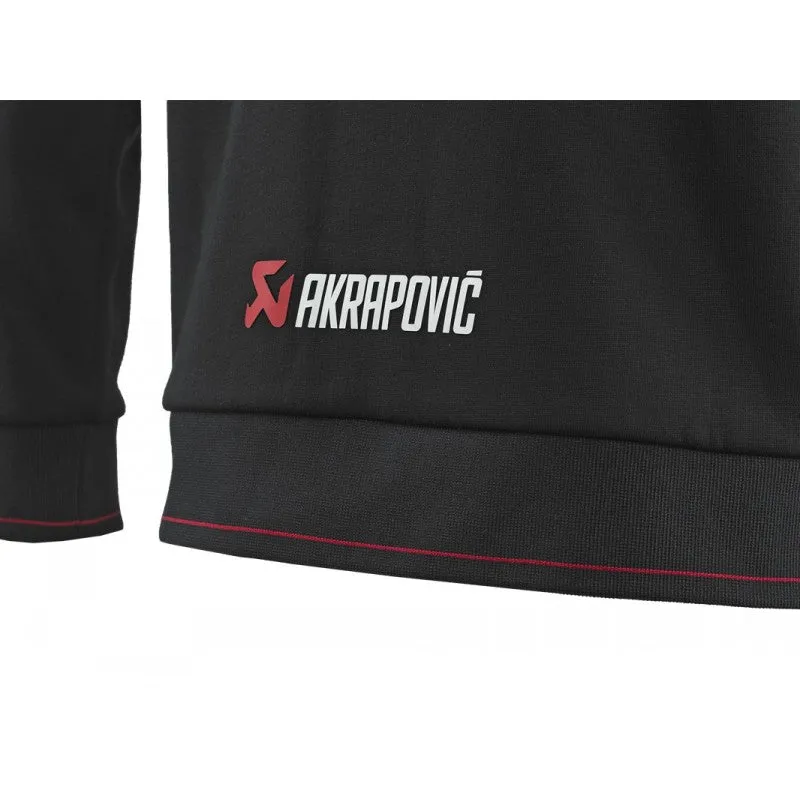 AKRAPOVIC 802064 Zip Hoodie Corpo Black Women L