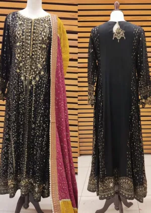 AL-3864 Readymade Black Ally's Dress