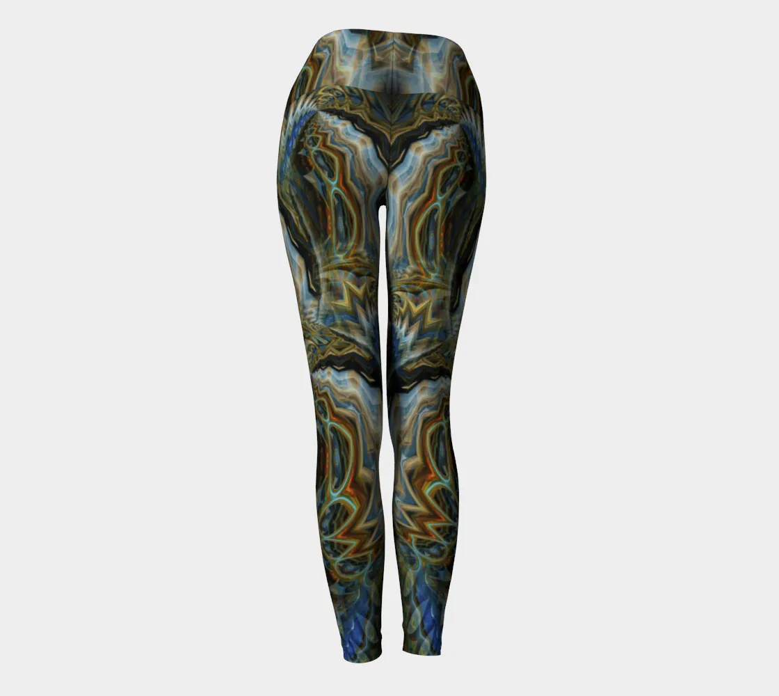 Alien Flower No.2 High Waist Leggings