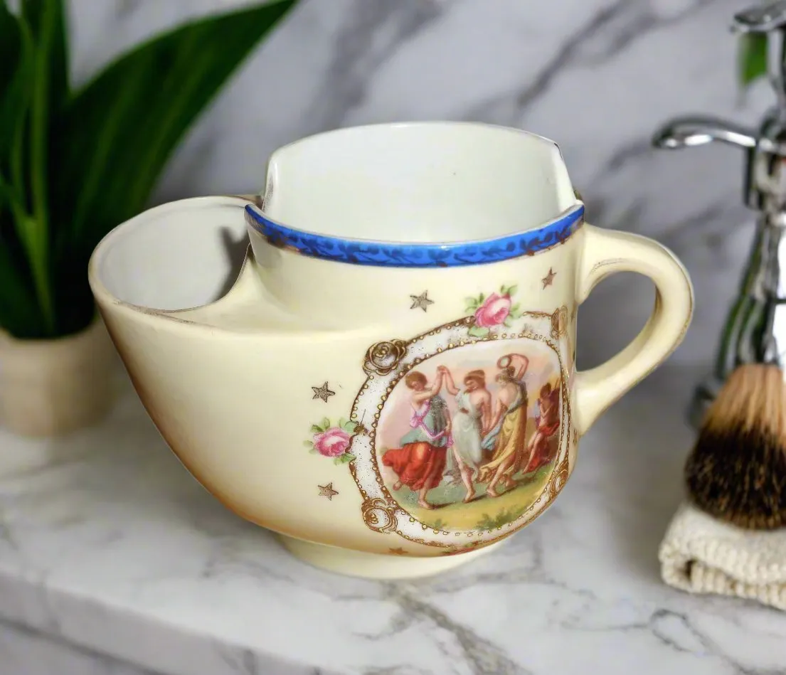 Antique Victoria Austria China Shaving Mug