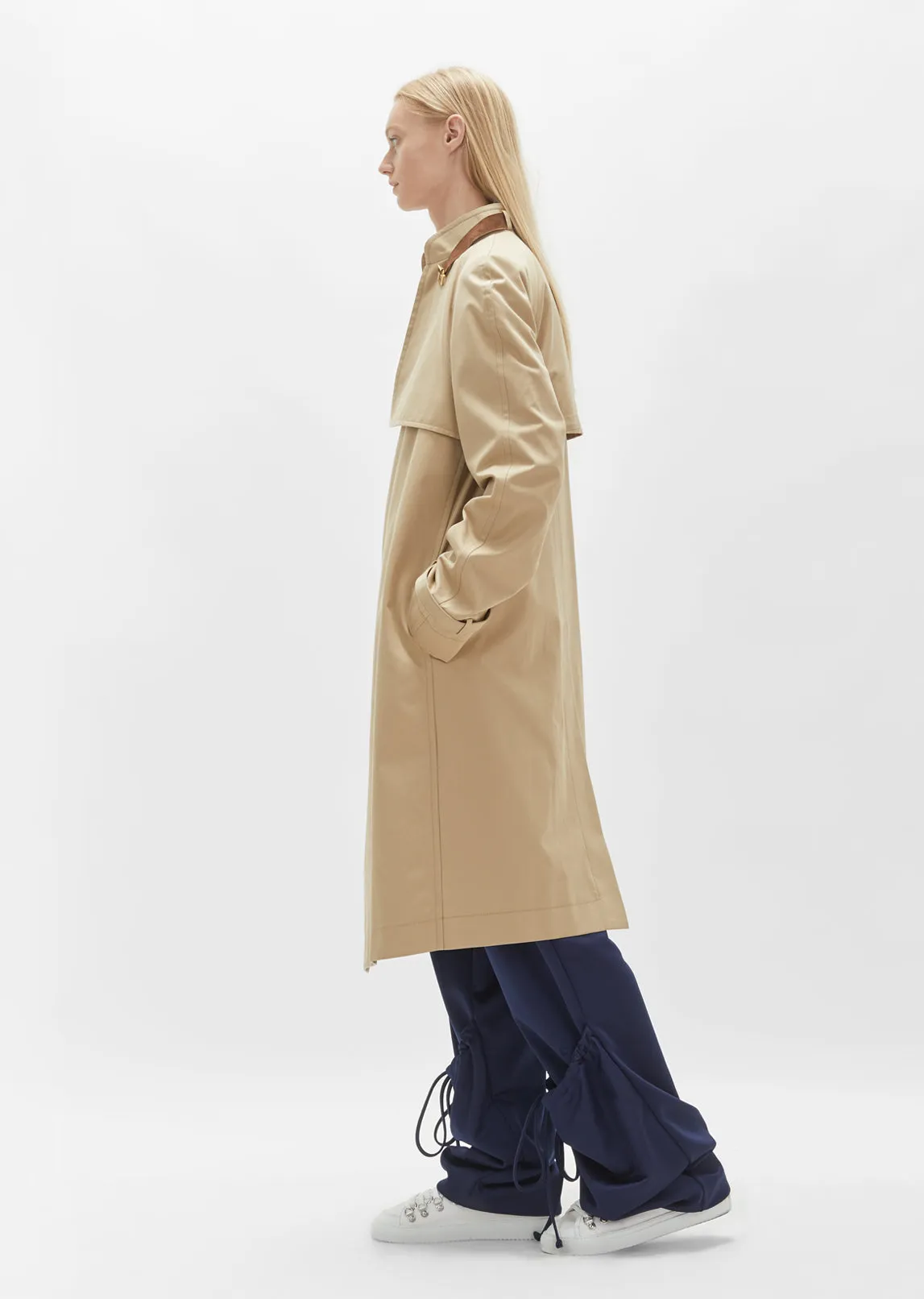 Asymmetric Trench Coat