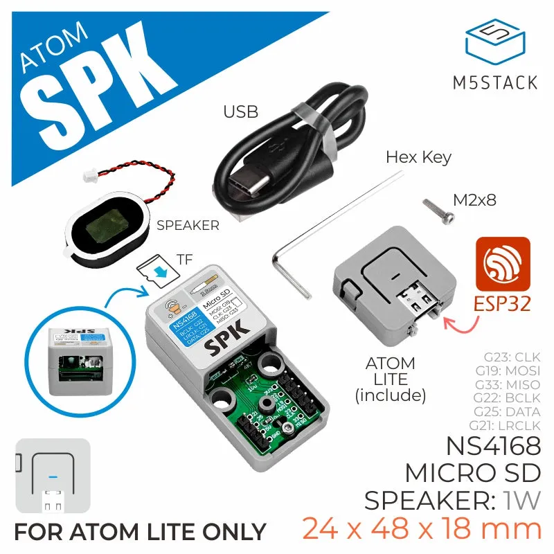 ATOM Speaker Kit (NS4168)