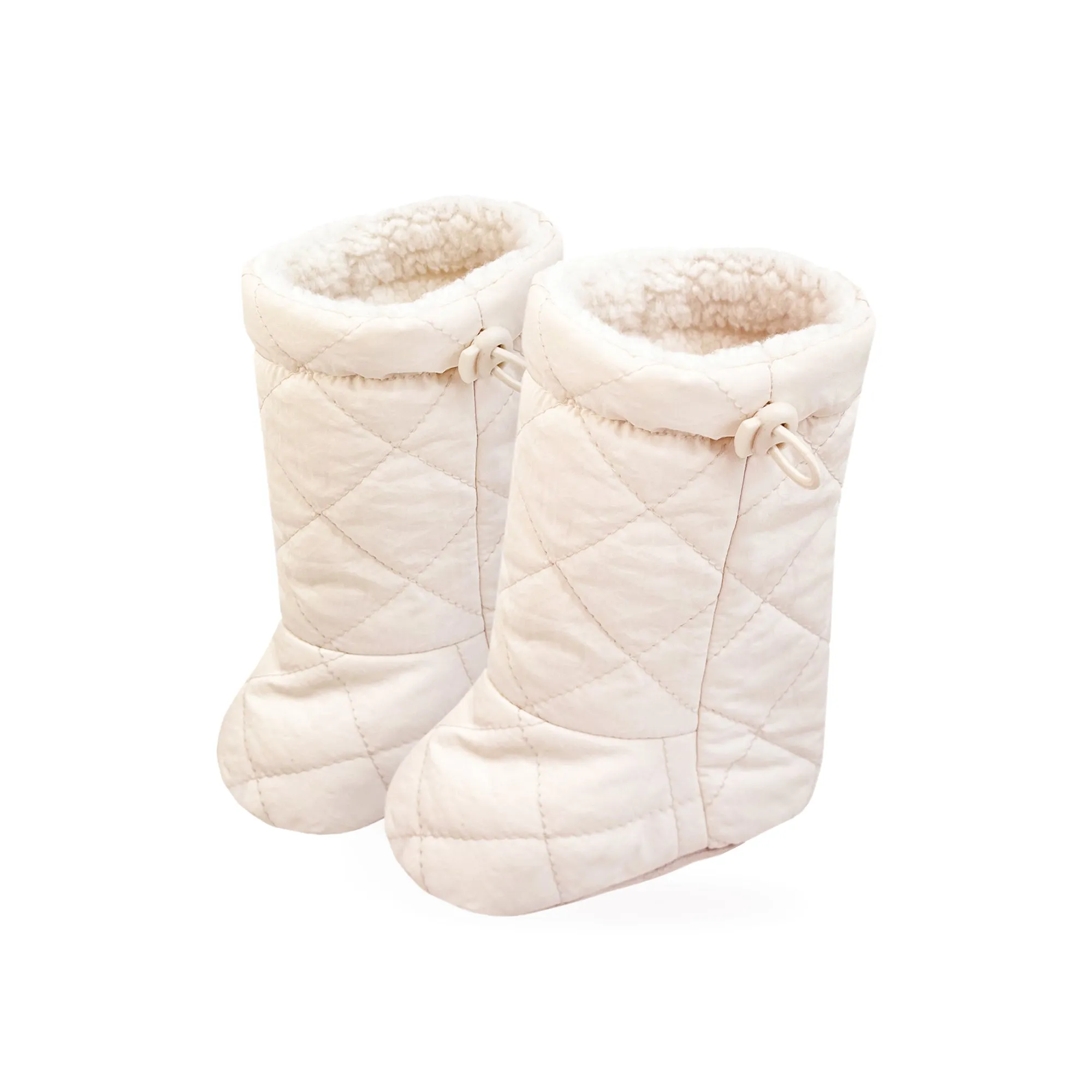 Baby Booties Toddler Sherpa Lined Non-Slip Winter Boots | Pink