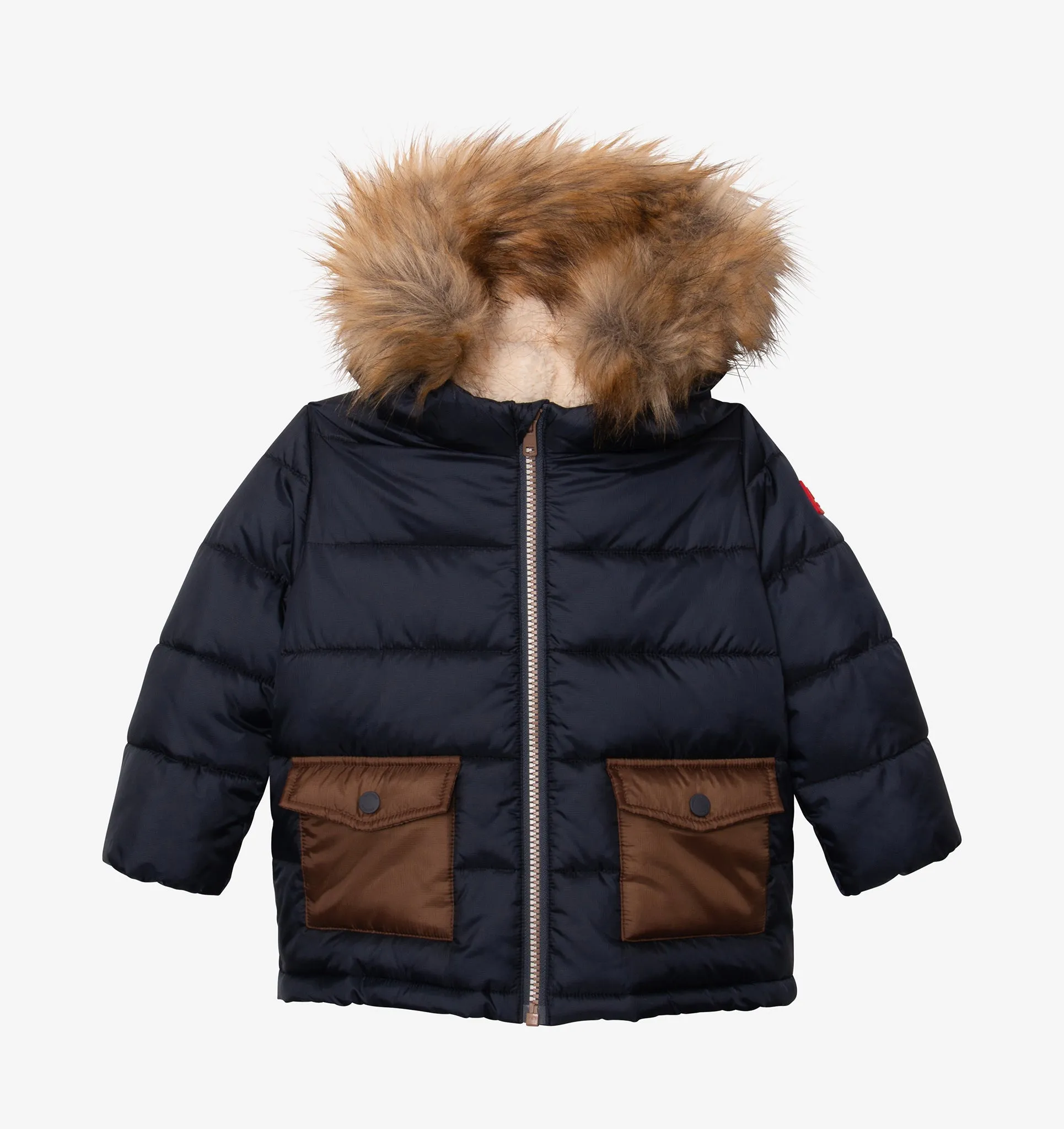 Baby boys' navy parka