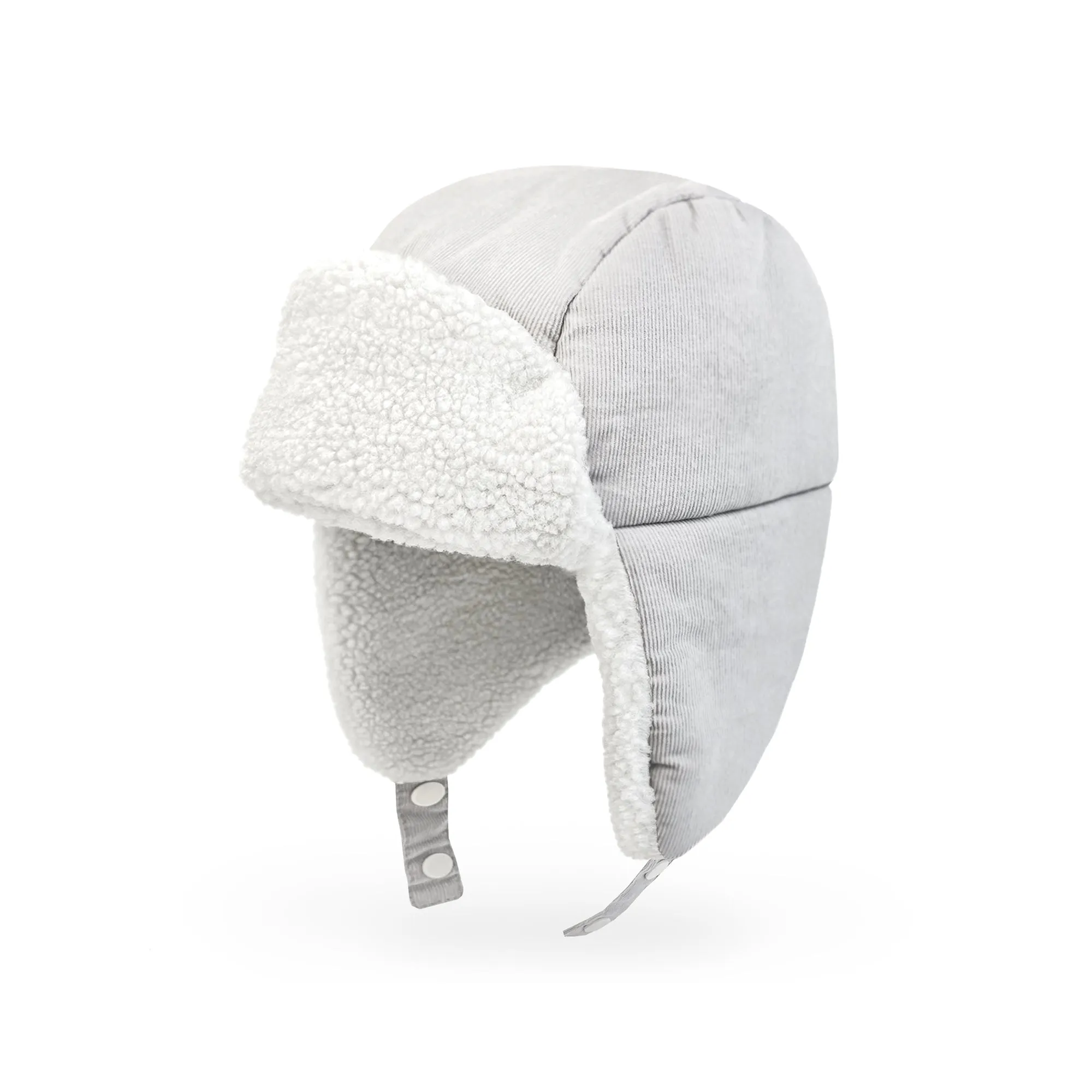 Baby Trapper Hat Toddler Winter Corduroy Ear Flap Hat | Beige