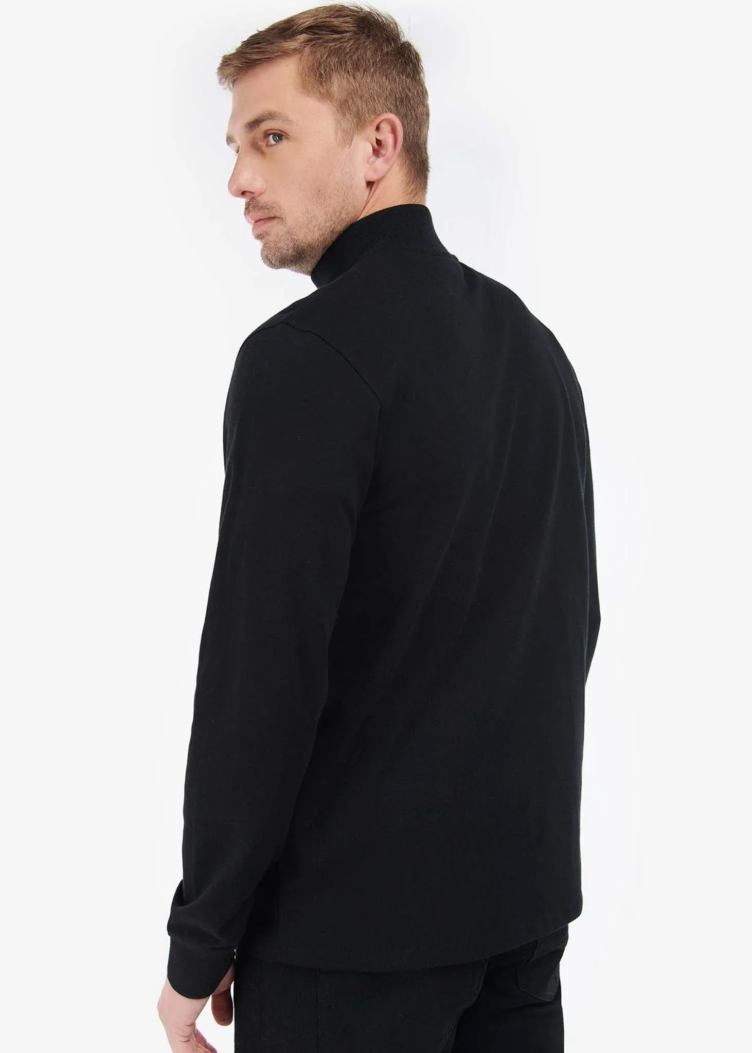 Beaker half zip - black