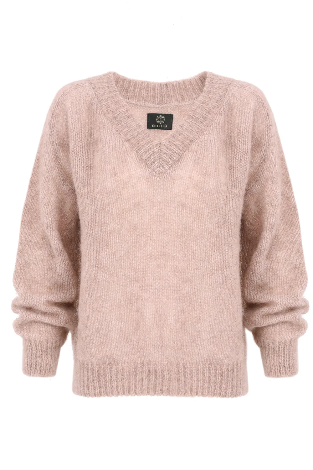 Beige Mohair Sweater