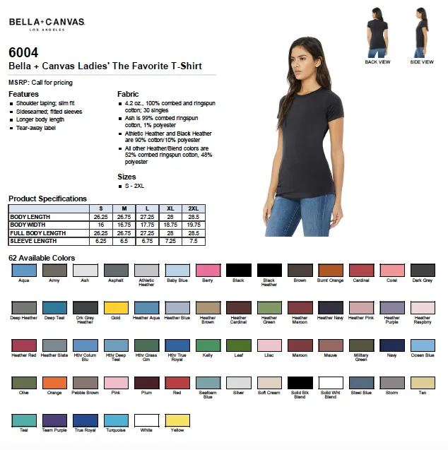 Bella Ladies The Favorite T Shirt