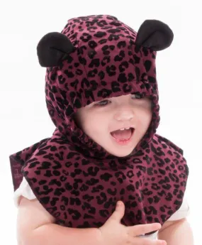 Belly Bedaine Baby Hood Leopard rose