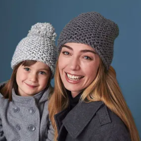 Bernat Knit All In The Family Hats