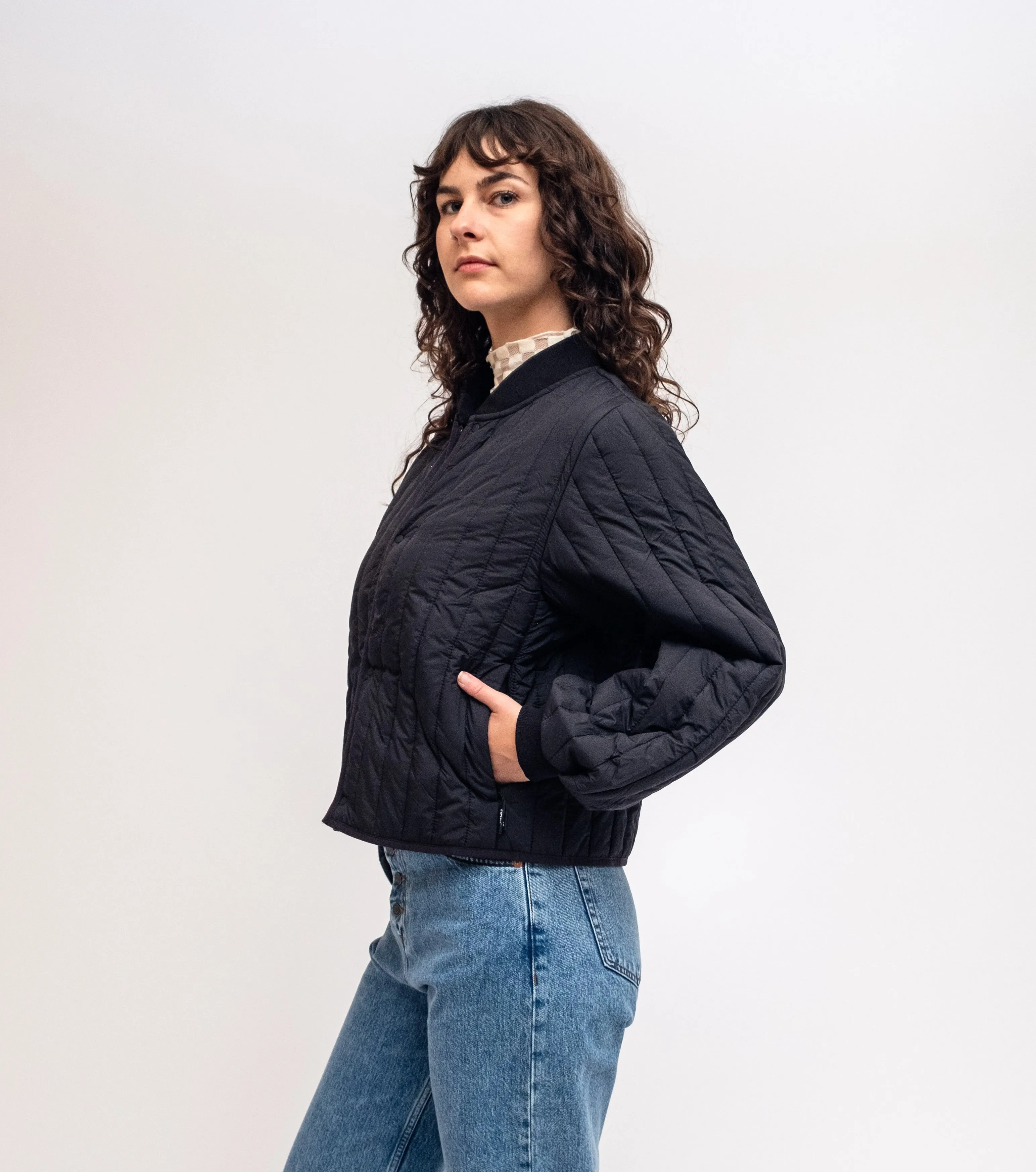 Black Banja Liner Bomber Jacket