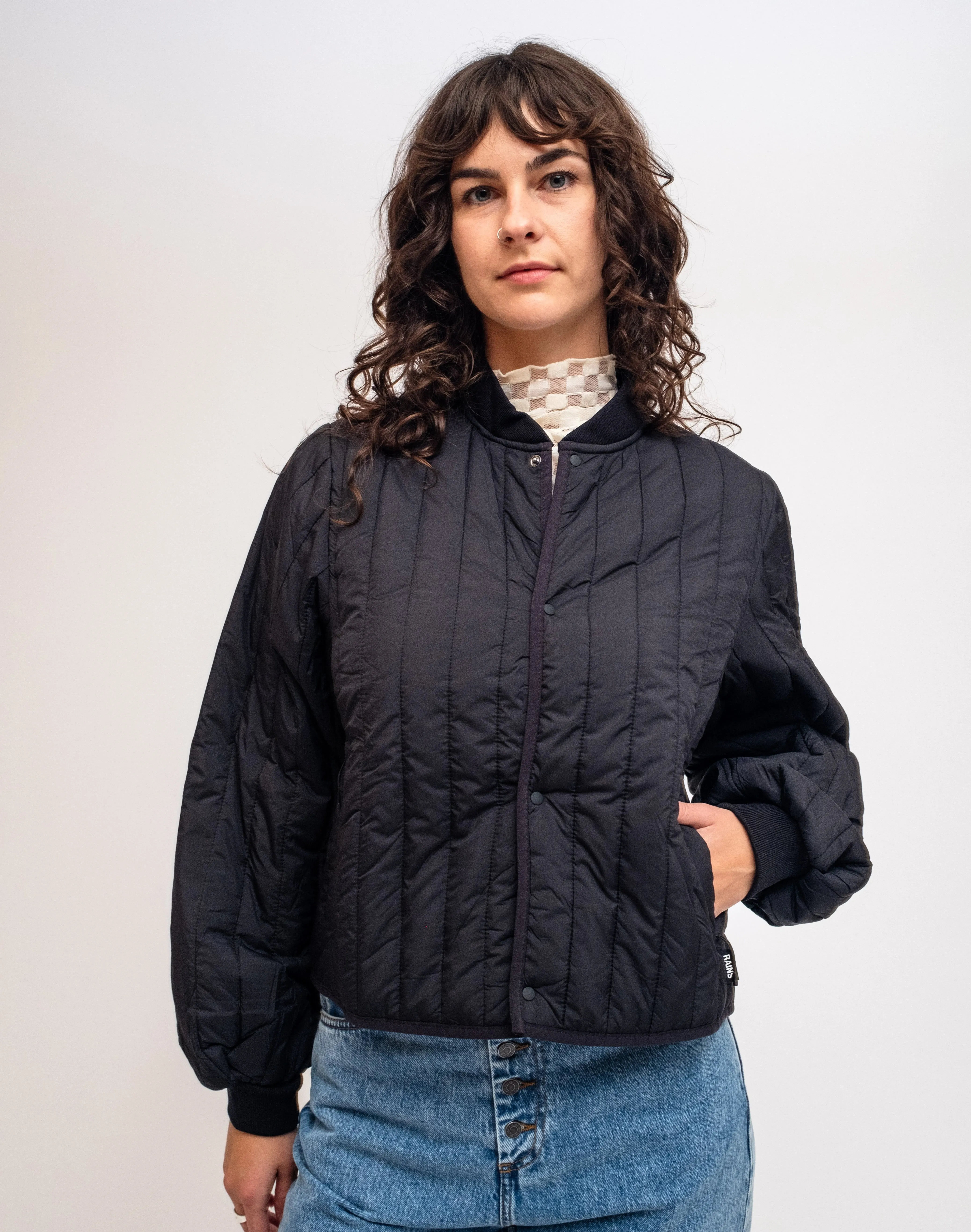 Black Banja Liner Bomber Jacket