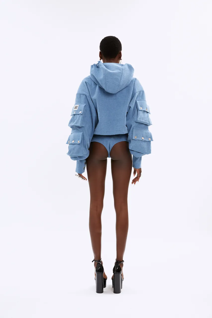 BLUE DREAMER OVERSIZE JACKET