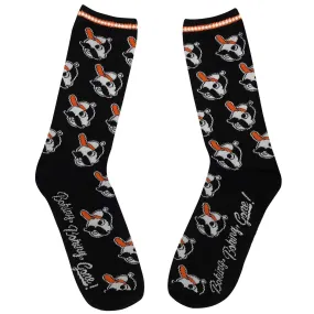 Bohing, Bohing, Gone! National Bohemian Baseball (Black) / Crew Socks