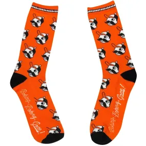 Bohing, Bohing, Gone! National Bohemian Baseball (Orange) / Crew Socks