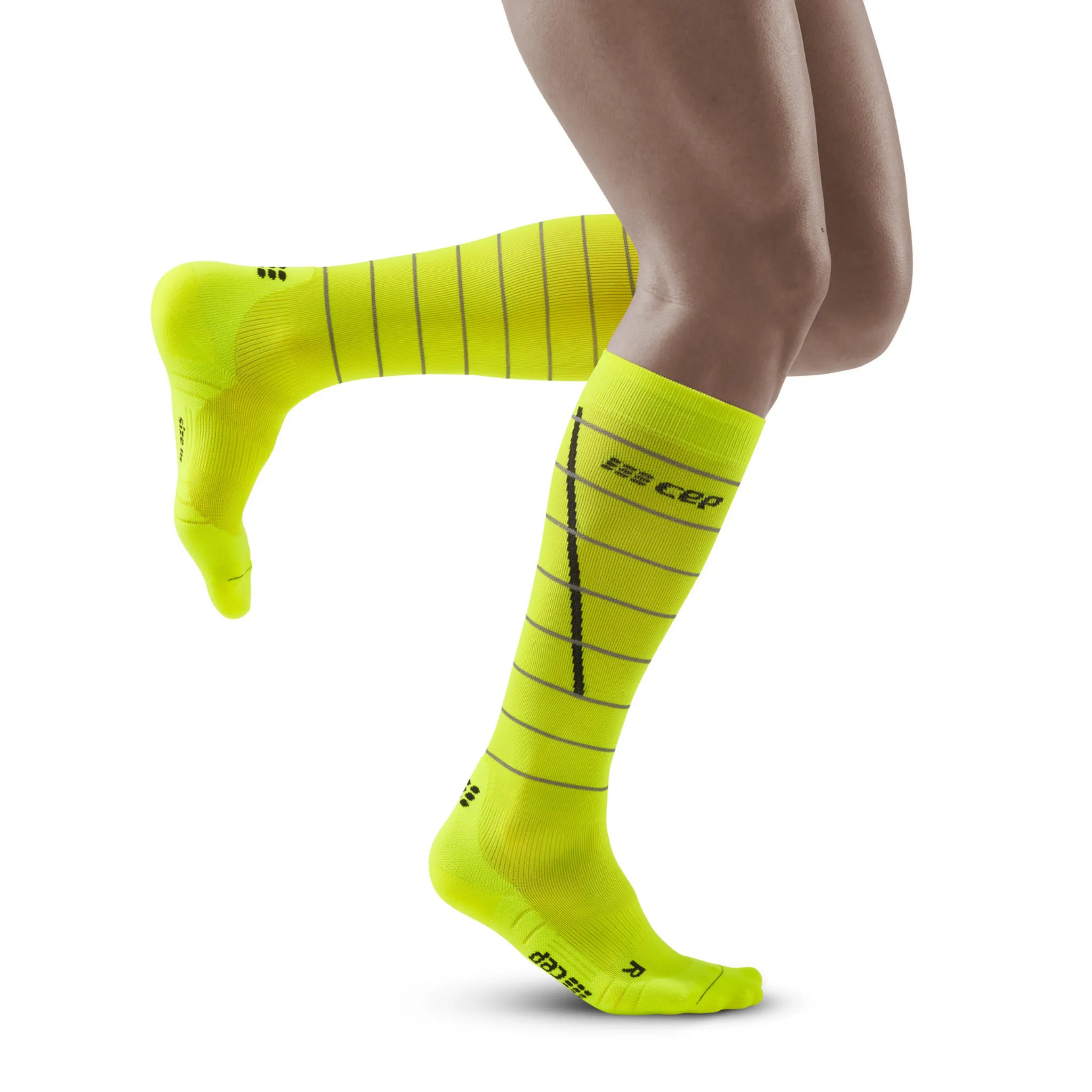 CEP Reflective Tall Compression Socks, Men