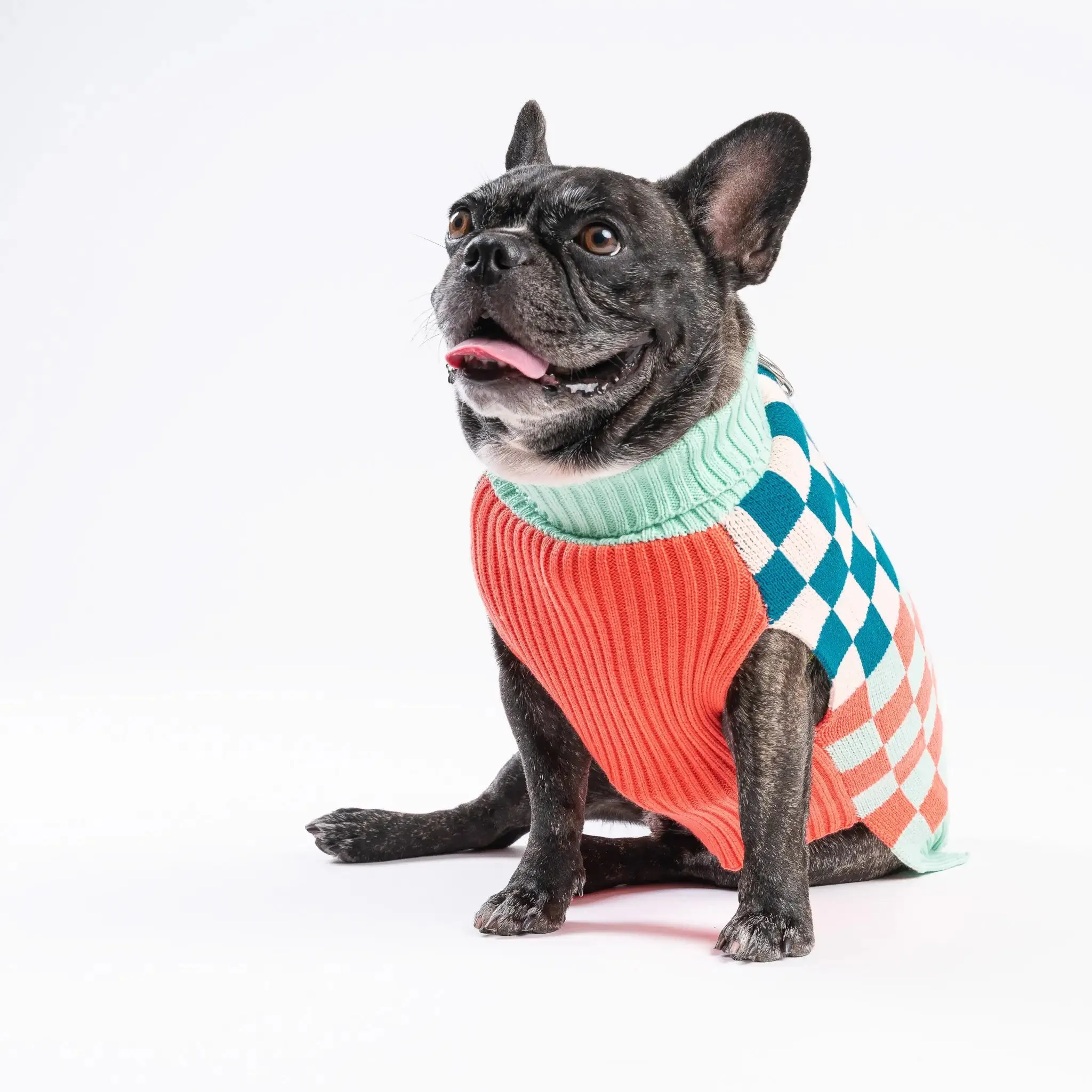 Checker-board Dog Sweater | Various | by VERLOOP