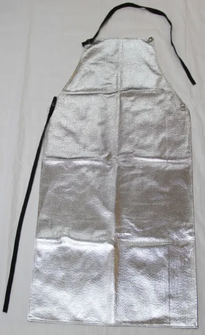 Chicago Protective Apparel 548-ACK Aluminized 48 Inch 19 oz Carbon Kevlar Bib Aprons | No Sales Tax