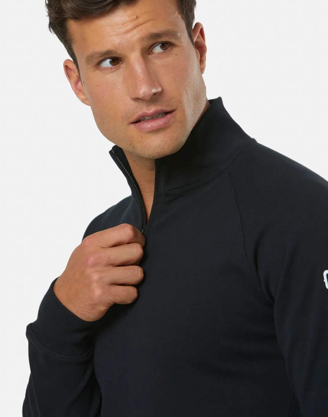 Chill Half Zip in Black