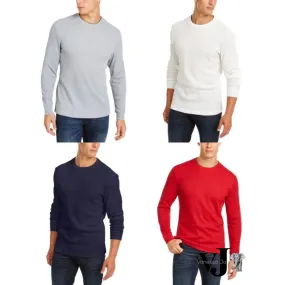 Club Room Mens Thermal Crewneck Shirt