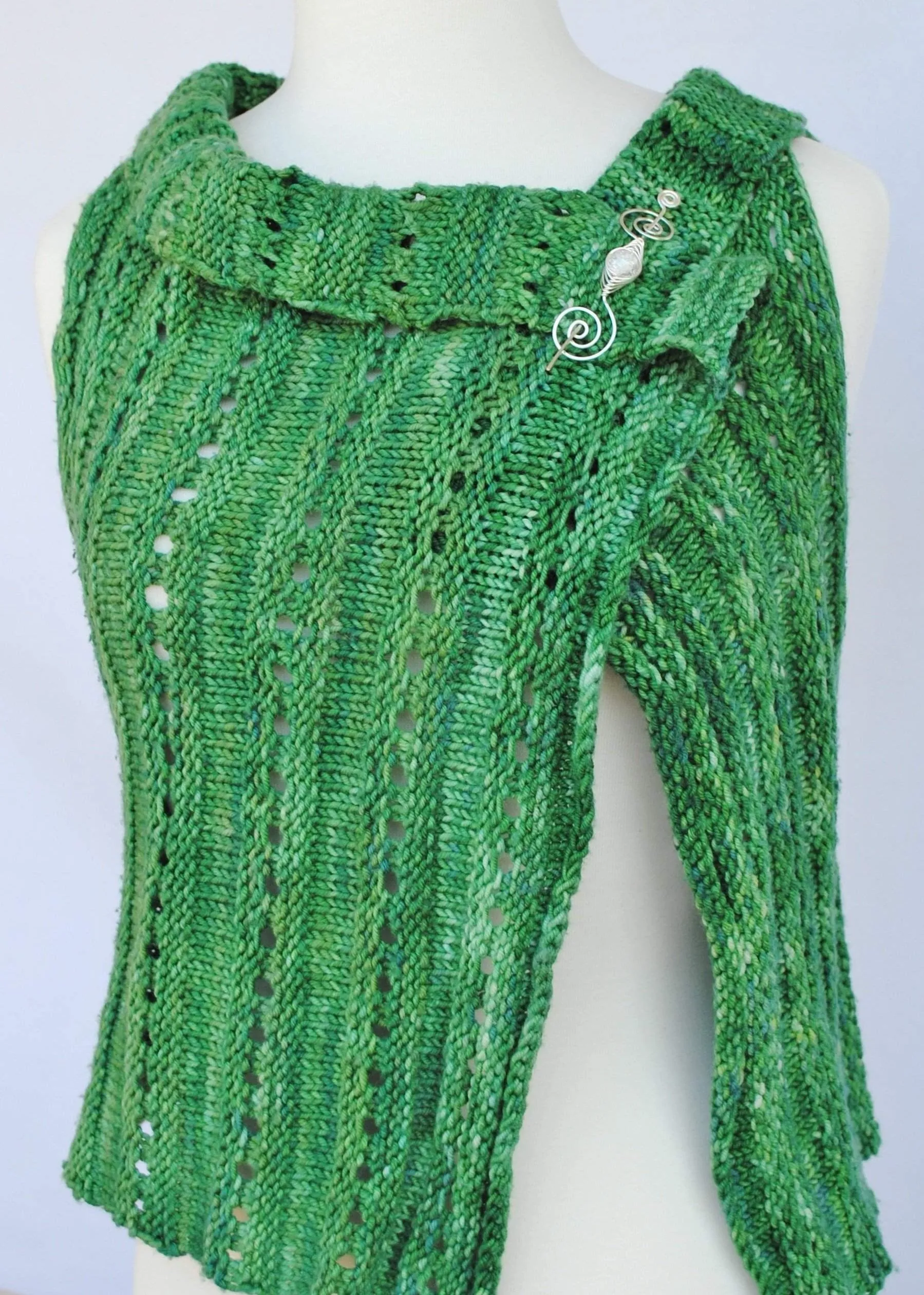 Coastal Breezes Knit Vest Pattern PDF Download