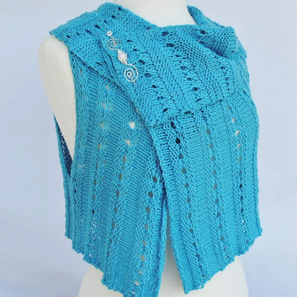 Coastal Breezes Knit Vest Pattern PDF Download