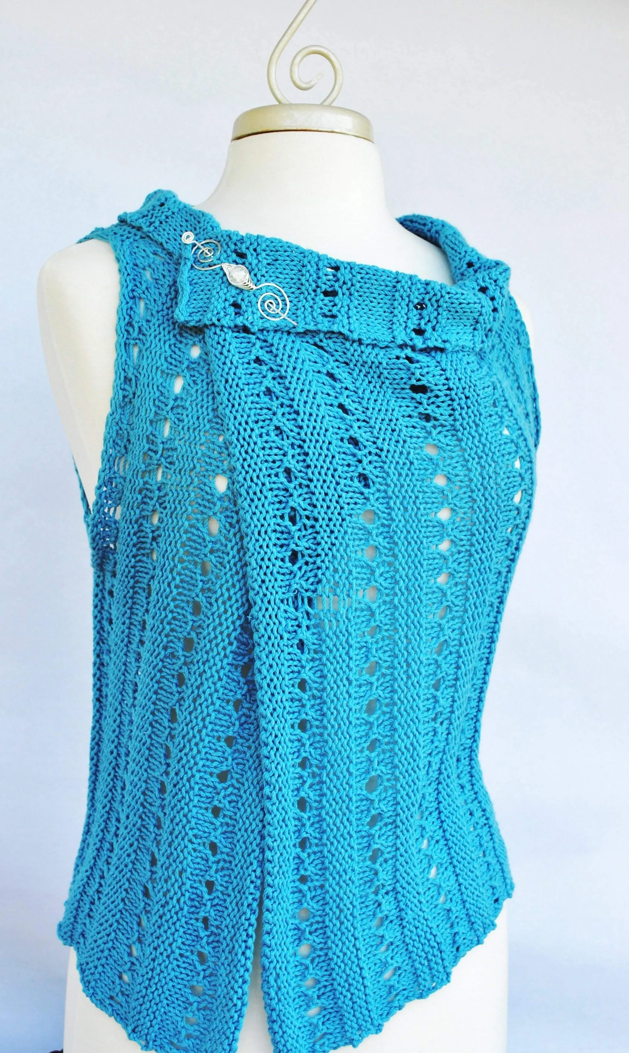 Coastal Breezes Knit Vest Pattern PDF Download