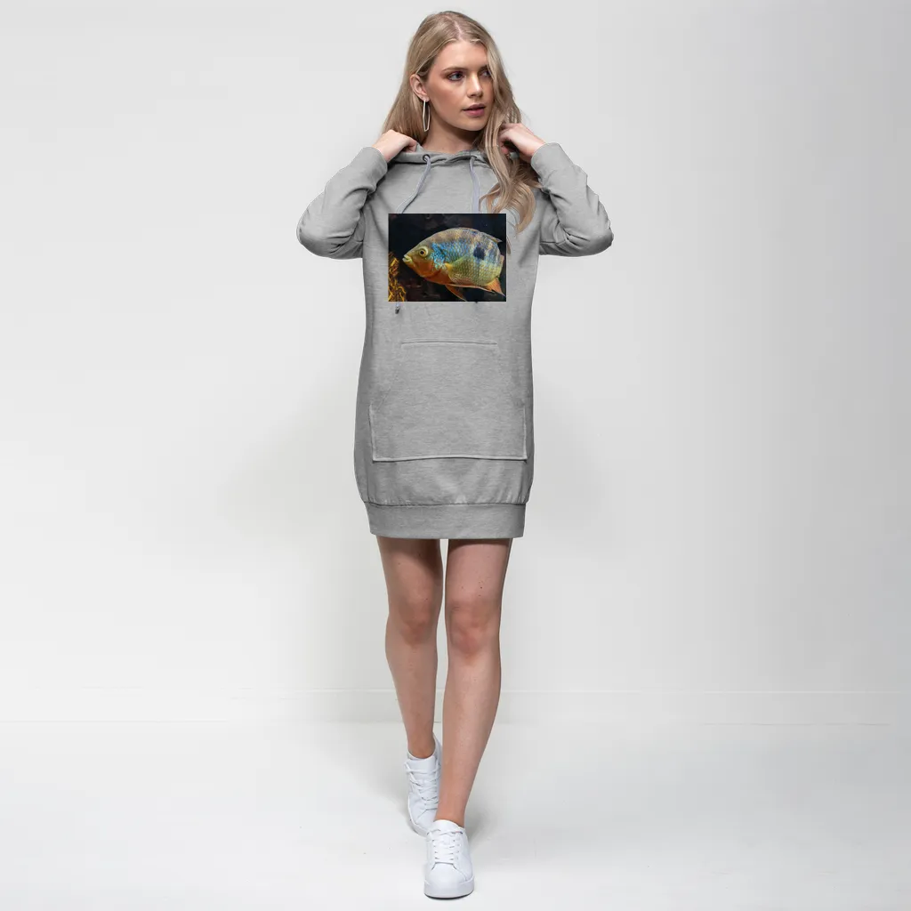 Colorful Fish Premium Adult Hoodie Dress