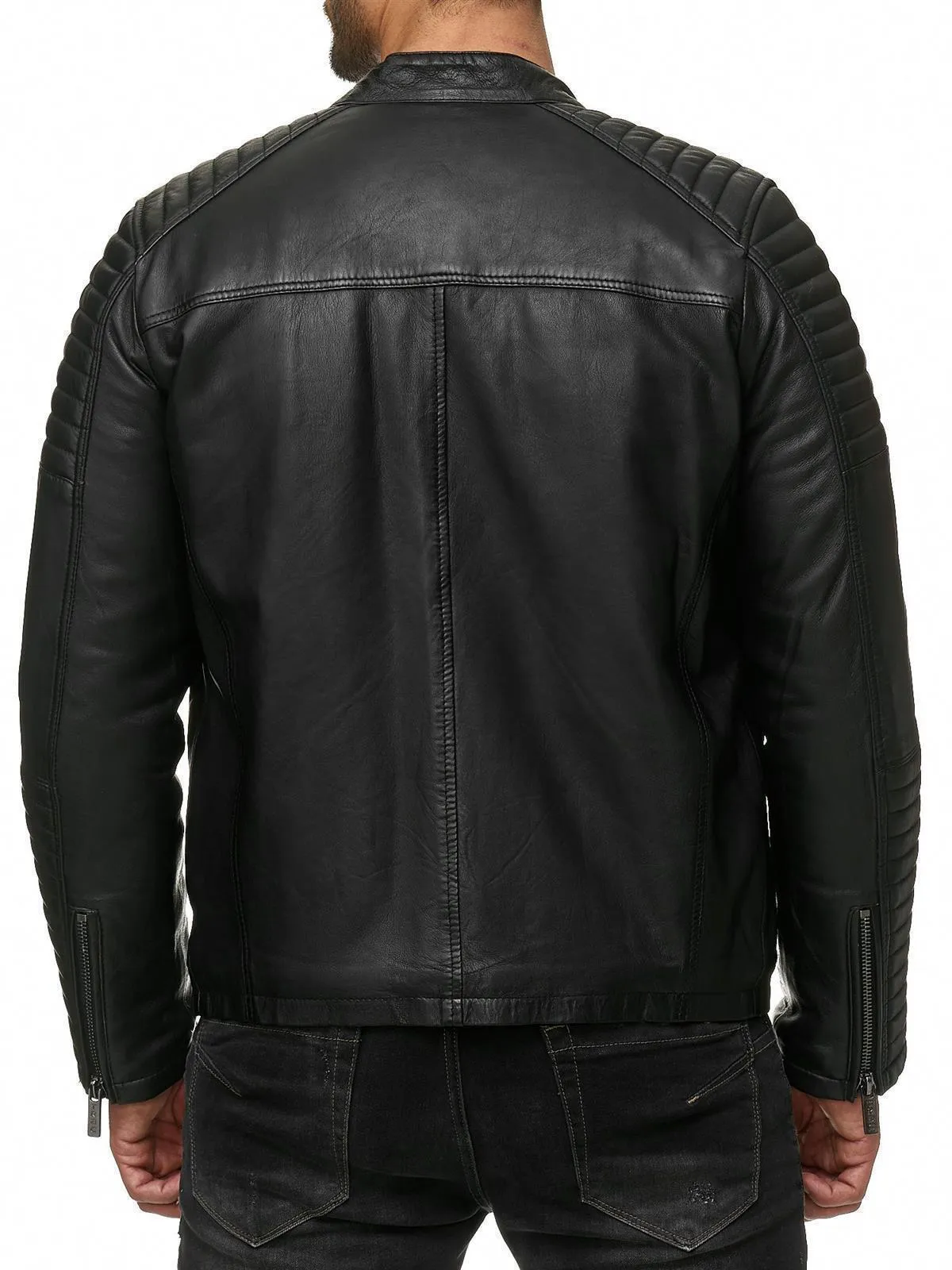 Cooper Biker Style Leather Jacket