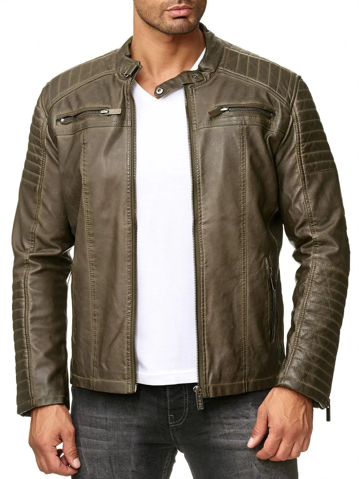 Cooper Biker Style Leather Jacket