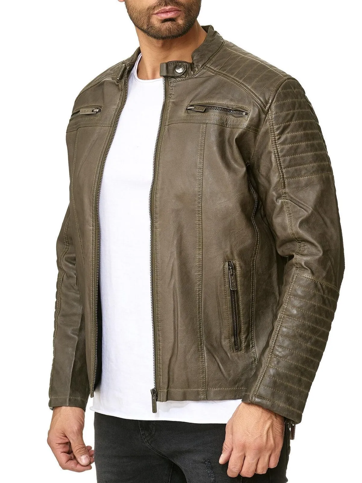 Cooper Biker Style Leather Jacket