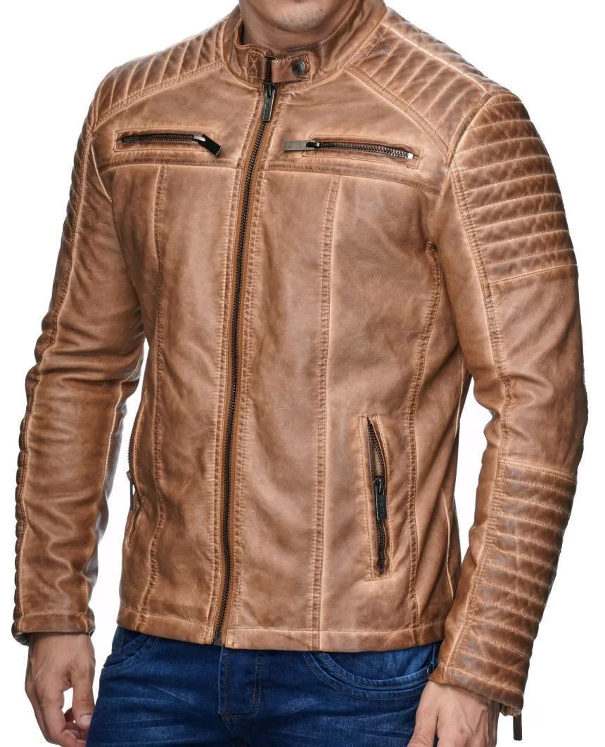 Cooper Biker Style Leather Jacket