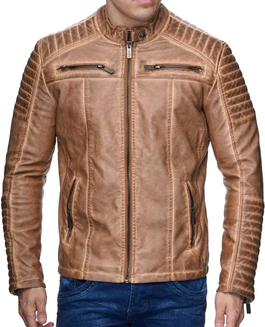 Cooper Biker Style Leather Jacket