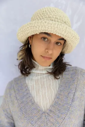 Cream Georgia Knit Bucket