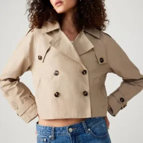 Cropped Trench Jacket