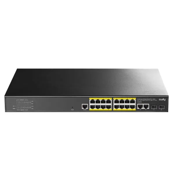 Cudy 16 Port Layer 2 Managed Gigabit PoE Switch