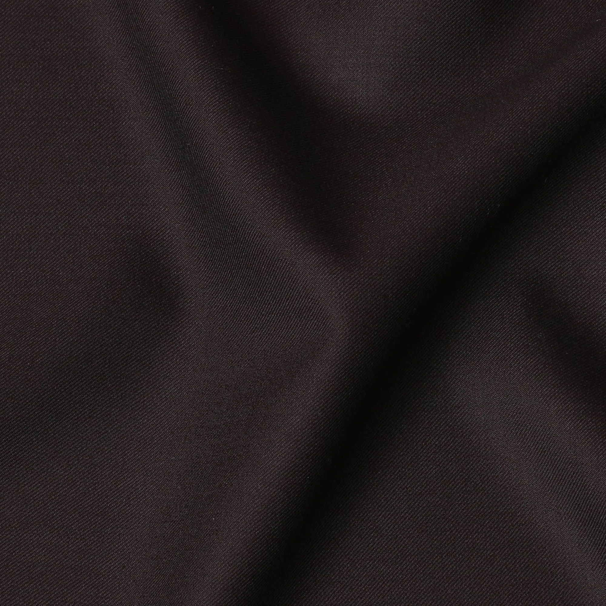 Dark brown Plain Premium Pure Super 150's English All wool suiting fabric-D17290