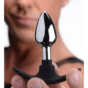 Dark Invader Metal and Silicone Anal Plug-Large