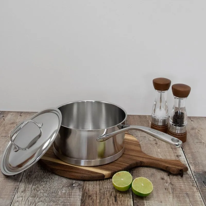 Demeyere Atlantis Saucepan with Lid Stainless Steel