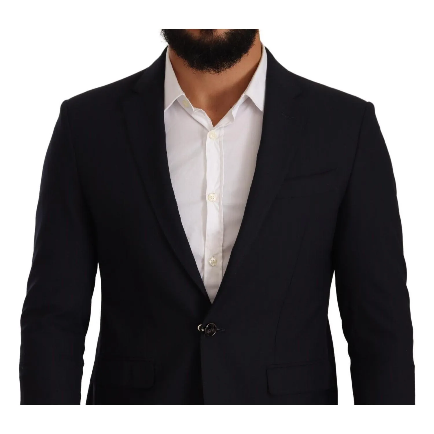 Domenico Tagliente Elegant Single Breasted Black Jacket