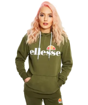 ELLESSE TORICES OH HOODY - WOMEN - KHAKI