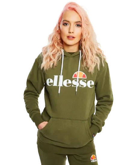 ELLESSE TORICES OH HOODY - WOMEN - KHAKI