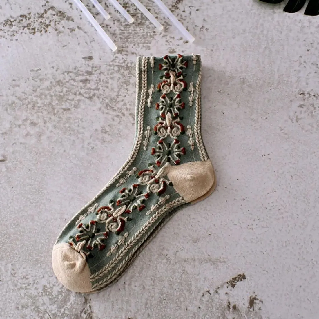 Embossed Socks