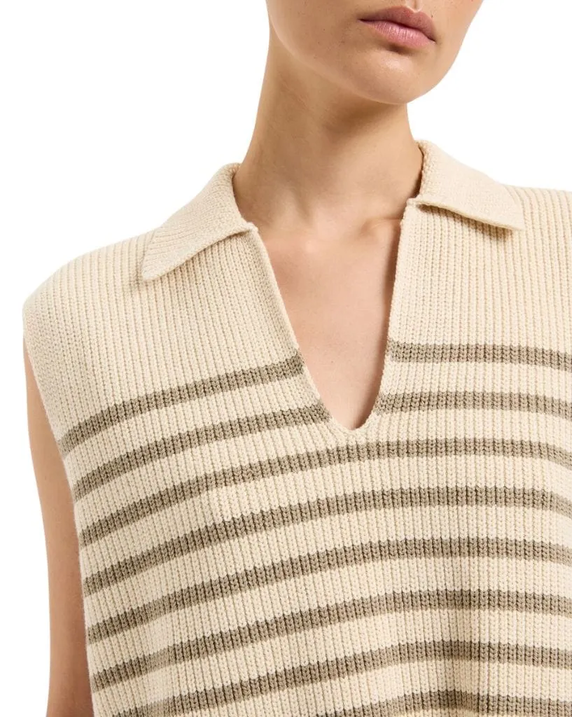 Enes Stripe Knit Vest