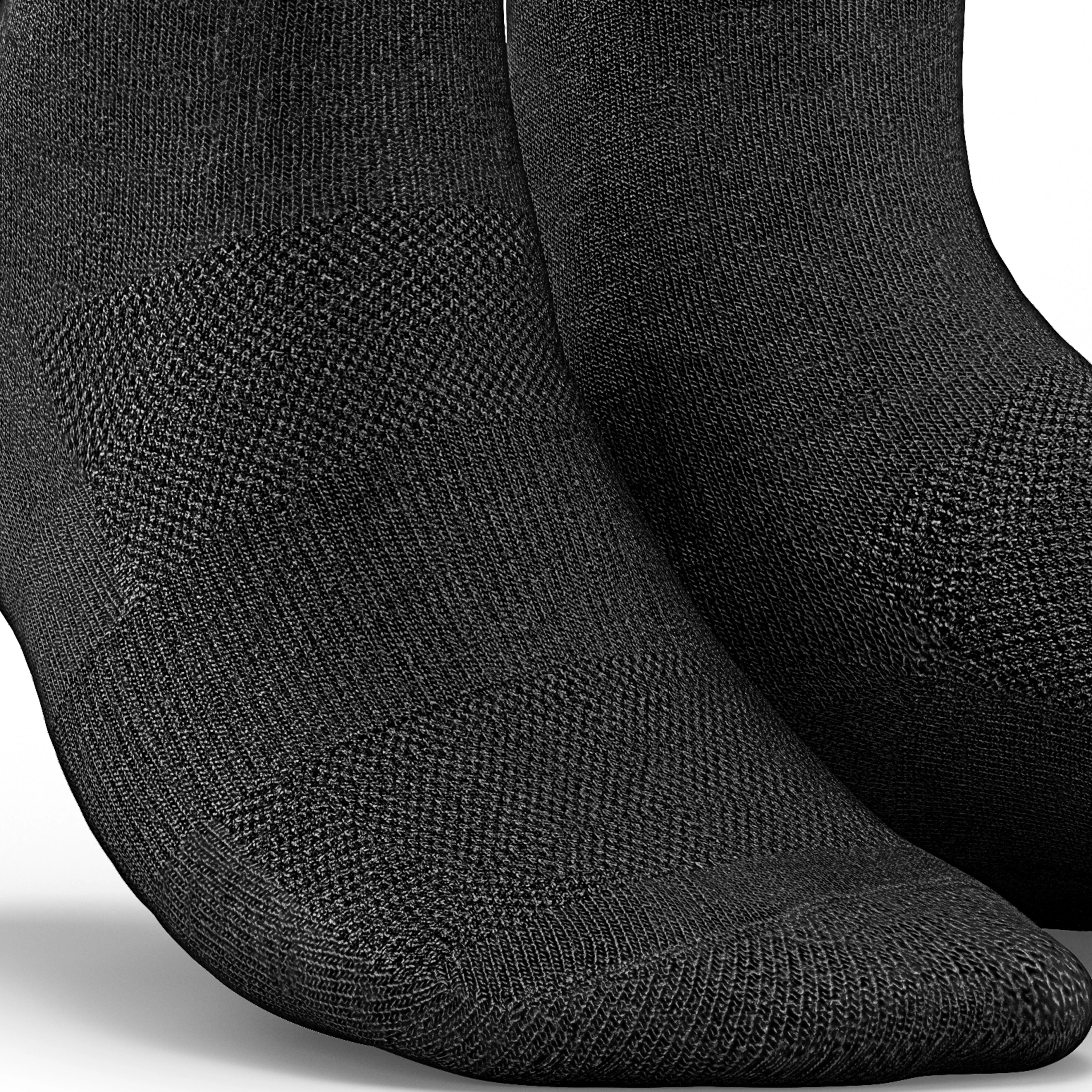 Everyday Essentials Black Crew Socks - Unisex